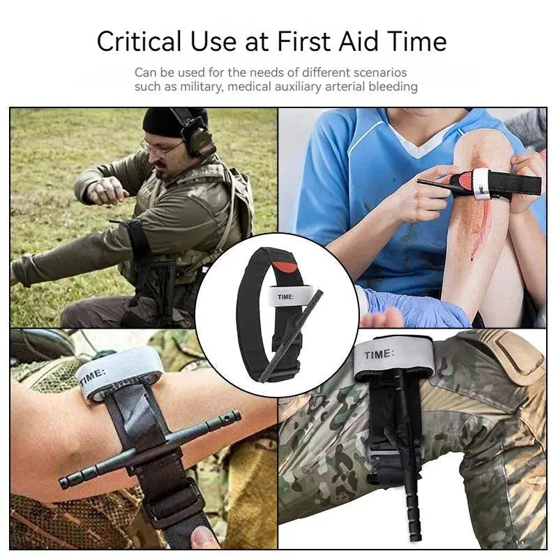 65 Cm Outdoor Rotary Tourniquet Tactical Belt Metal First Aid Military Grade Emergency Response