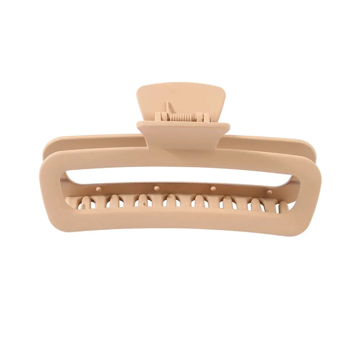 Korean Large Solid Hair Claw Clip Elegant Barrette With Geometric Romantic Design For Women Secure All Hair Types