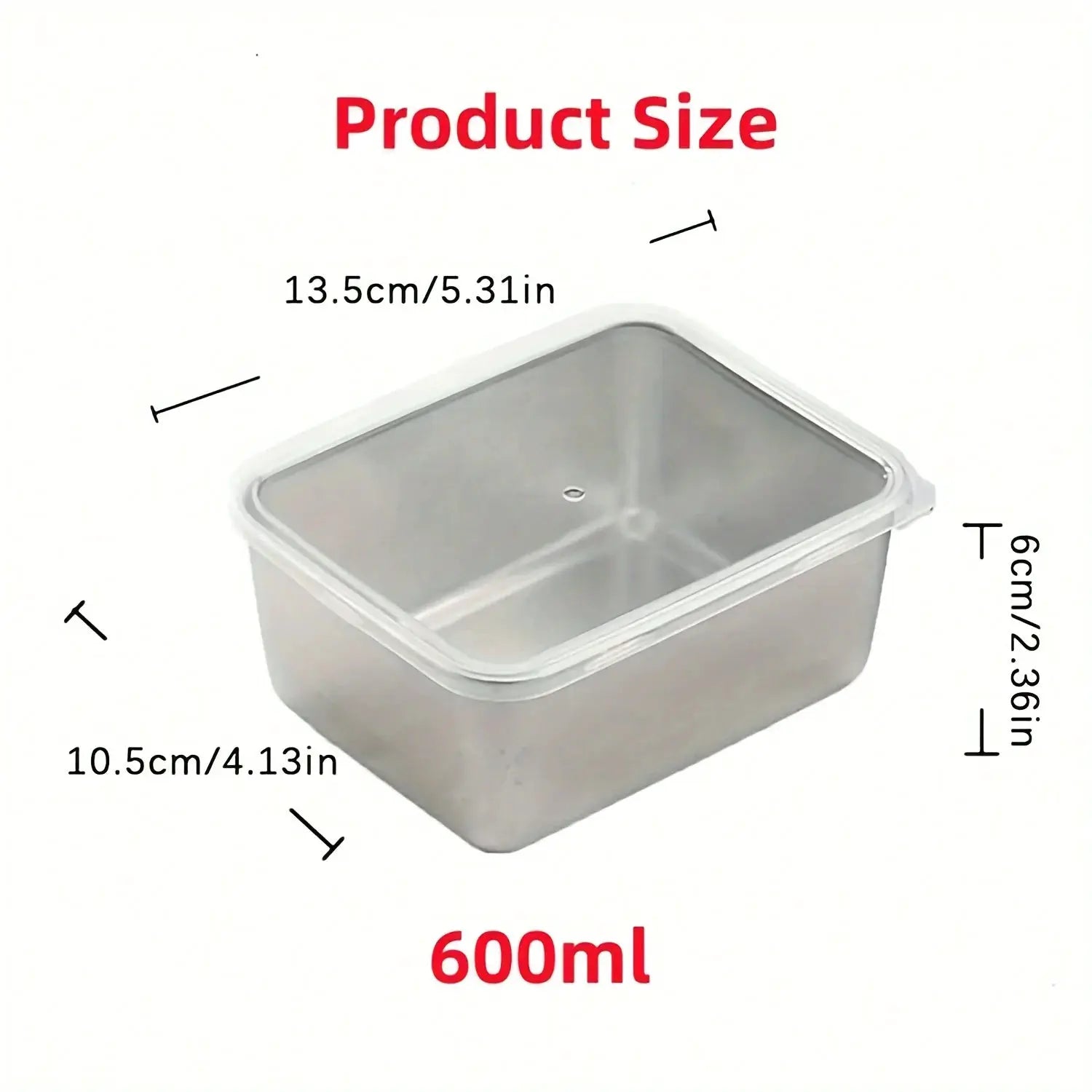 AuroraLine 6 Piece Stainless Steel Food Storage Containers Set With Lids Leakproof Stackable Reusable For Camping