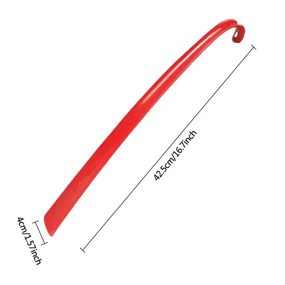 42.5cm Plastic Extra Long Shoehorn For Easy Shoe Dressing No Bending Lifters For Seniors And Pregnant Wearers