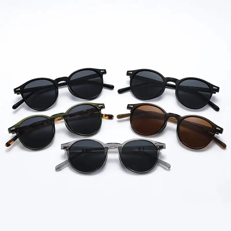 VintageVista Round Sunglasses Unisex Classic Circular Frame Eyewear For Timeless Style And Comfort