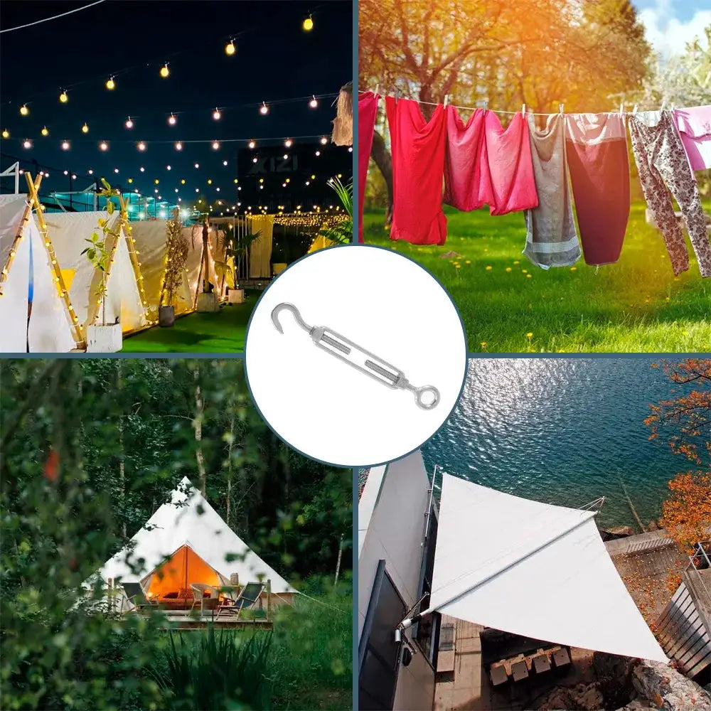 Stainless Steel Heavy Duty Wire Rope Cable Roll Kits For Outdoor Garden Railing Fence Tent Support 15M Or 30M
