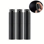 10ml Travel Perfume Sprayer Refillable Cologne Container Empty Dispenser Spray Bottle Mini Black