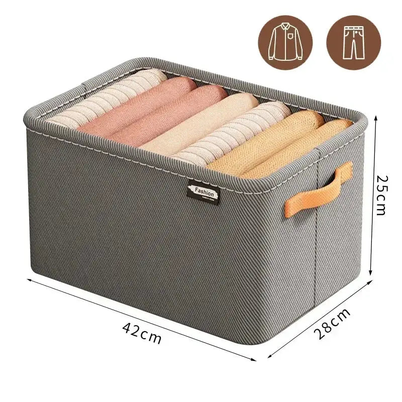 Heavy Duty Clothes Organizer For Wardrobe Storage Cabinets And Drawers To Store Pants Sweaters Jeans And More