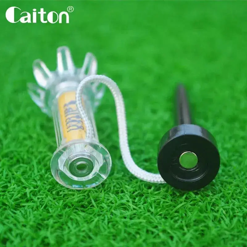 Caiton 5pcs Magnetic Plastic Golf Tee Set With 360 Degree Bounce For Stable Tee Shots