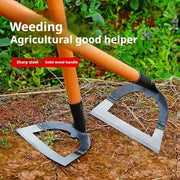 Handheld Hollow Hoe Made Of Thickened Manganese Steel For Garden And Vegetable Weeding And Soil Loosening