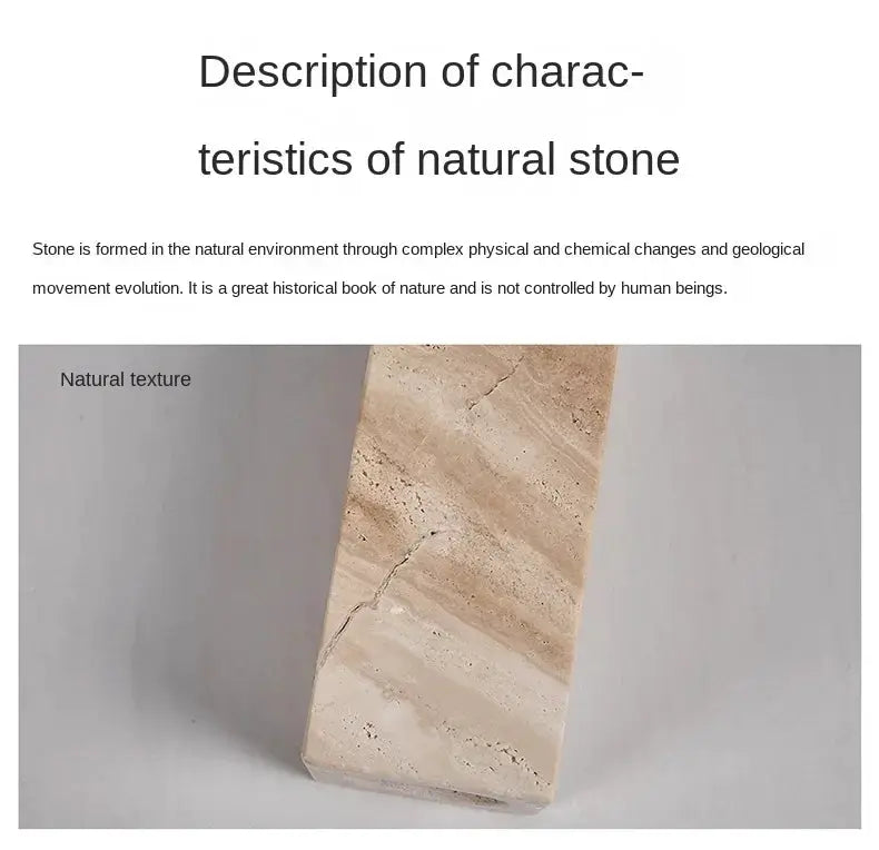 LED wall lamp with cream stone texture and natural cave-stone appearance