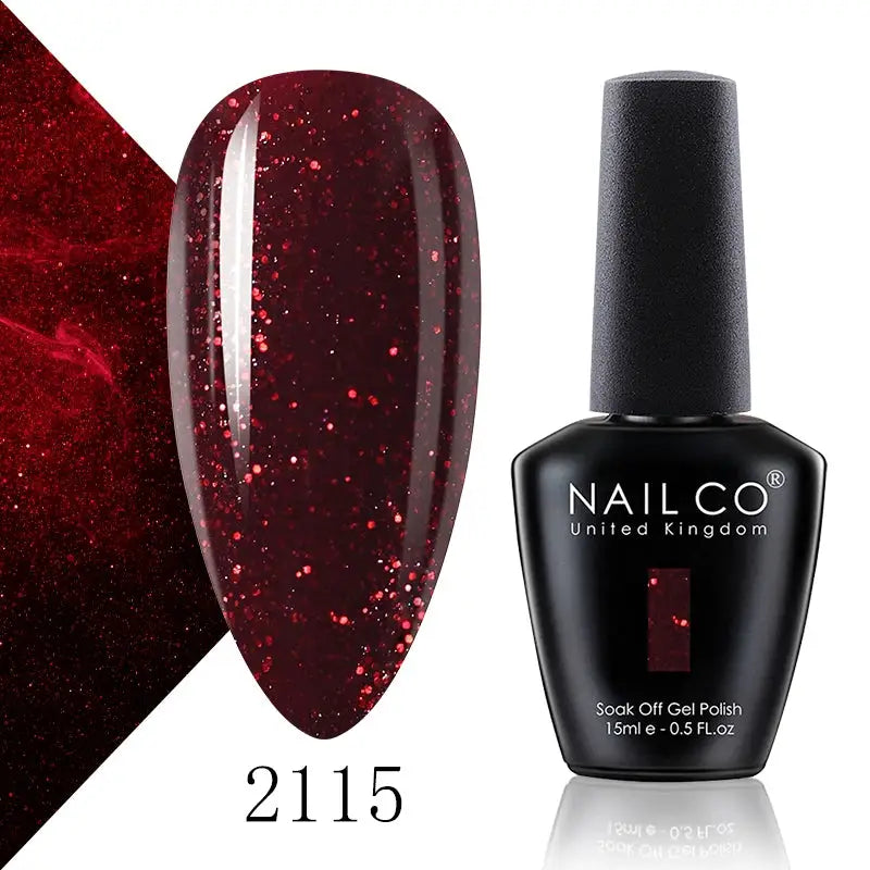 Nailco 131 Colors Gel Nail Polish LED Gel 15ml Vibrant Long Lasting Hybrid Varnish For Manicure