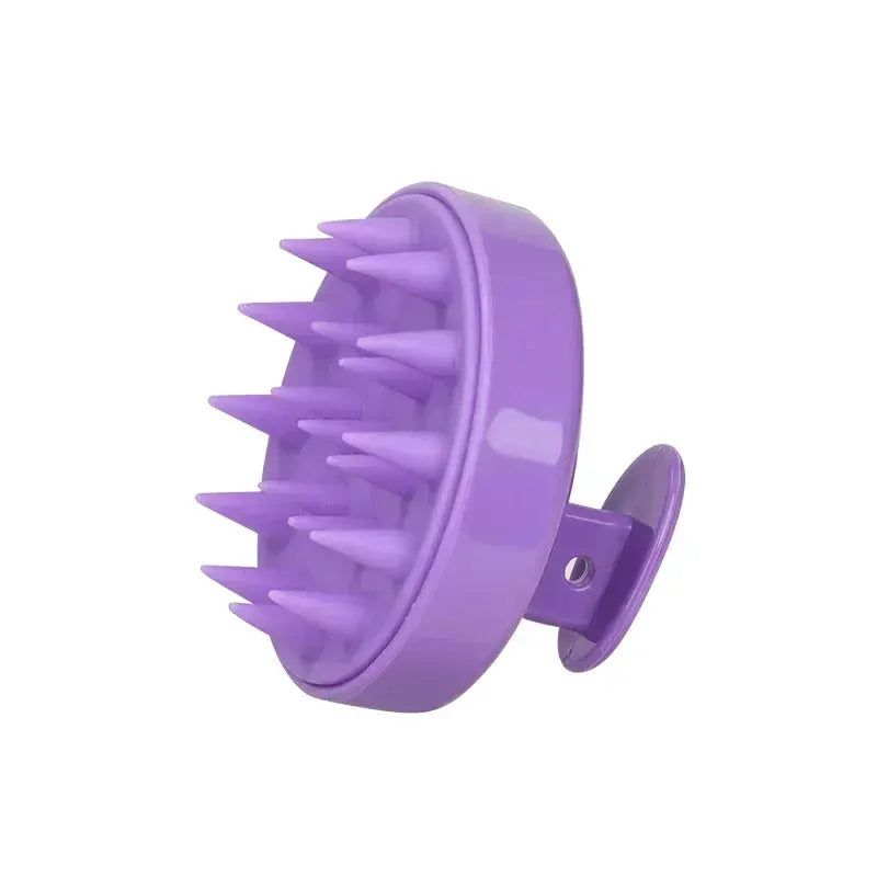 Silicone Shampoo Brush Head Scalp Massage Comb Hair Dye Tint Oil Applicator Bottle With Brush