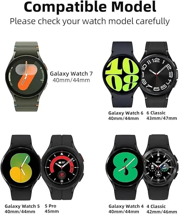 20mm Stainless Steel Metal Strap For Samsung Galaxy Watch 7 6 5 4 44mm 40mm Durable Bracelet Galaxy Watch 5 Pro 45mm/6 4 Classic