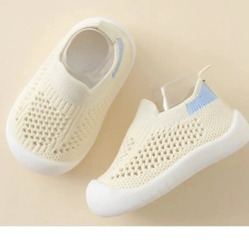 Baby Spring Summer Soft Sole Socks Shoes Mesh Unisex Anti Slip Floor Socks 0 To 3T Lightweight Walking Shoes