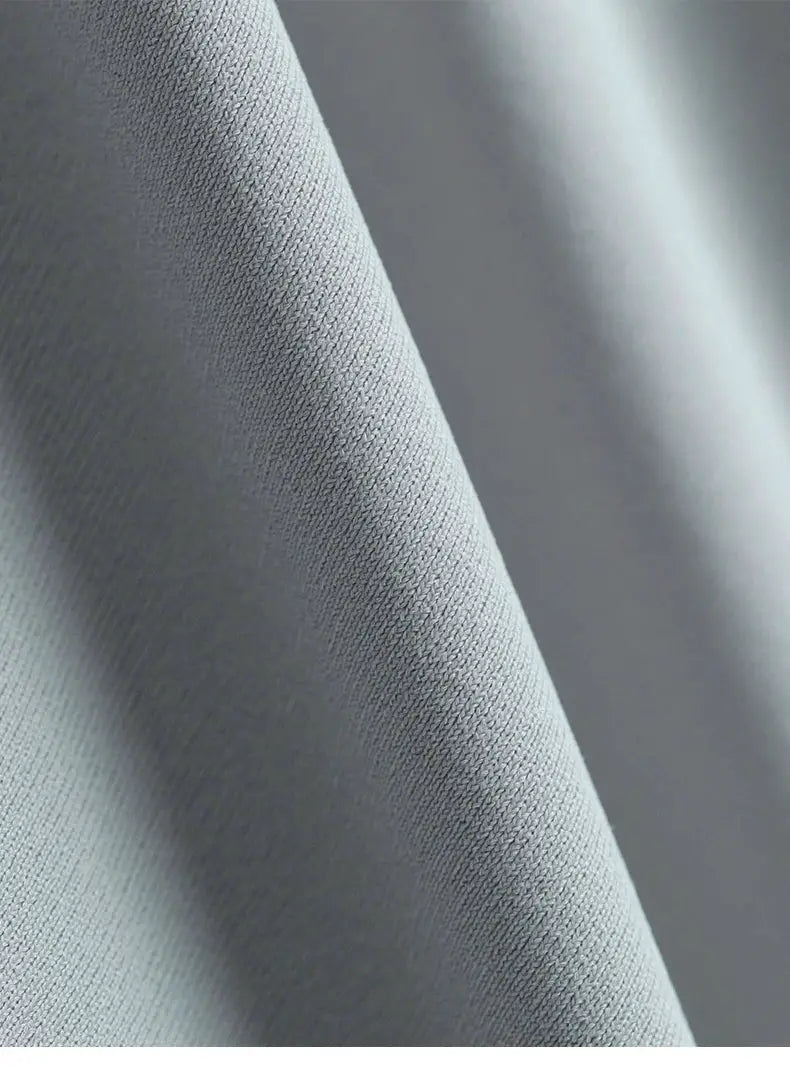 INBIKE men's cycling bib shorts fabric close-up in light blue-gray material