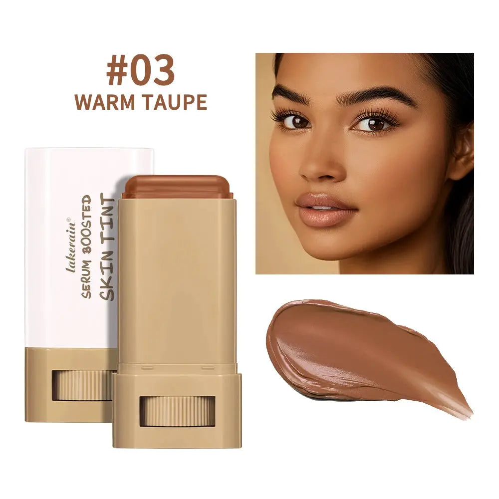 LuminaSkin Skin Tint Foundation Stick Serum Boosted Hydration High Coverage for Natural Plump Finish
