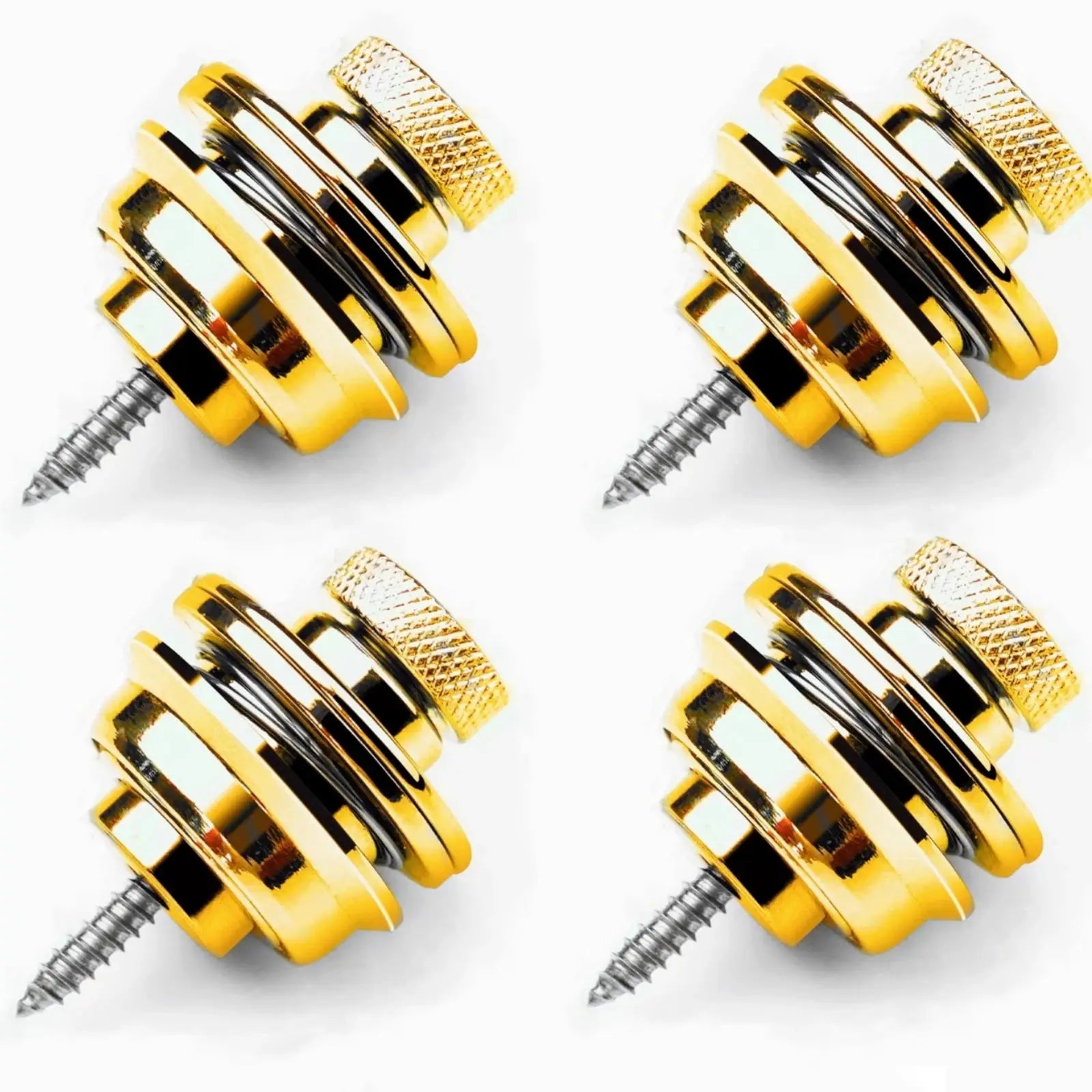 Miwayer Heavy Duty Metal Guitar Strap Lock 1 Pack Security Straplock For Electric Acoustic Bass Ukulele