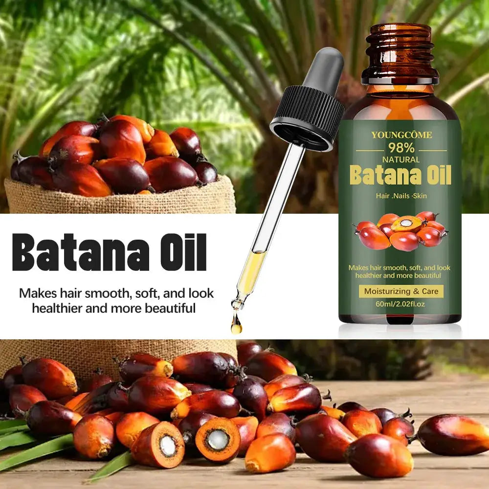 Pure Batana Oil For Hair Growth And Shine Strengthens Hair Prevents Hair Loss Eliminates Split Ends