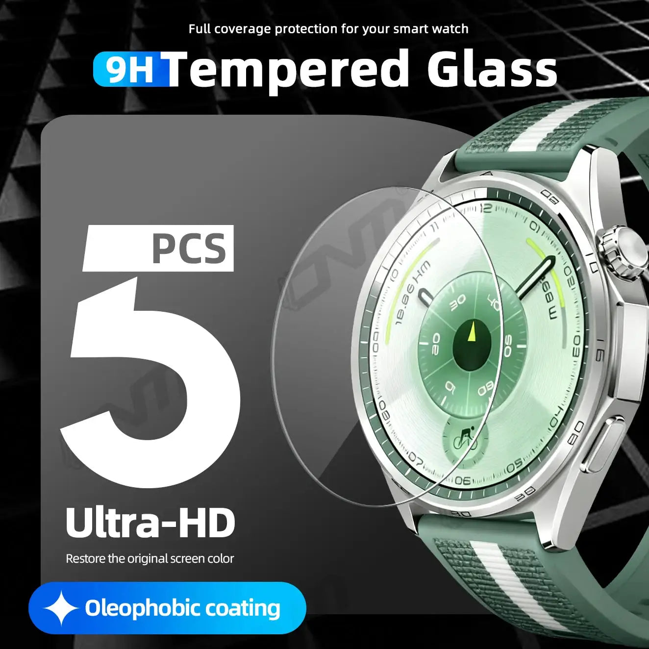 9H Tempered Glass for Huawei Watch GT 6 Pro 46mm 41mm, Premium Screen Protector Durable HD Anti-scratch Film for GT6 Accessories