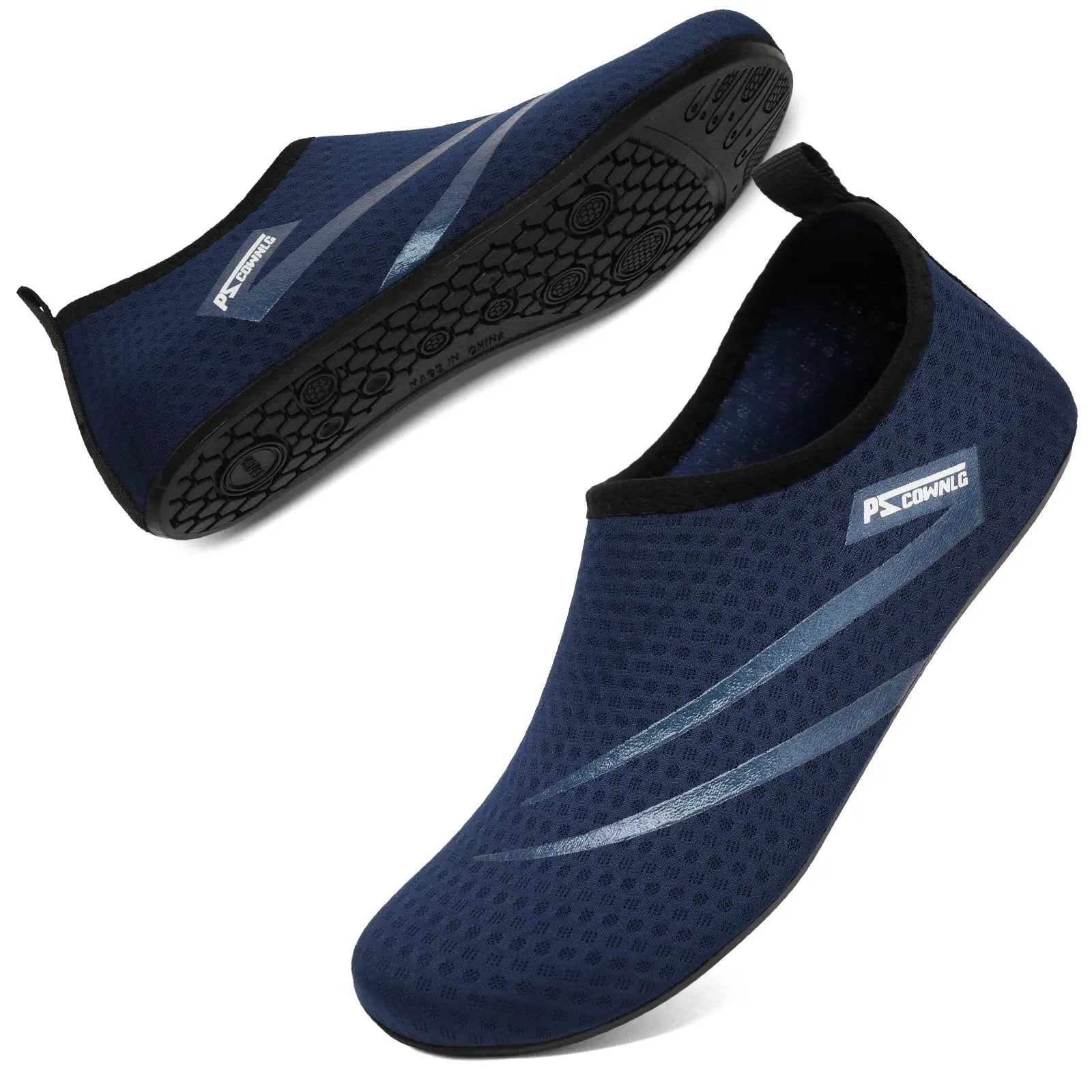 AquaStride Barefoot Water Sports Shoes Quick Dry Slip On For Men And Women Breathable Lightweight Swim Footwear
