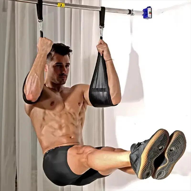 Fitness AB Sling Straps Suspension Rip Resistant Heavy Duty For Pull Up Bar Hanging Leg Raises Home Gym Equipment