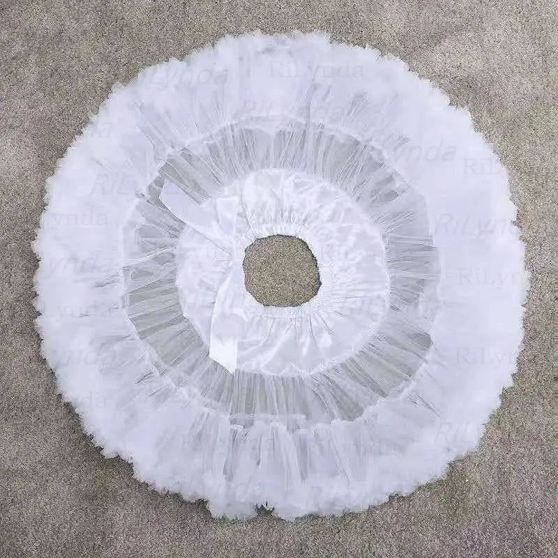 LolitaBloom Flower Style Petticoat Crinoline Fluffy Cosplay Volume For Wedding Dresses