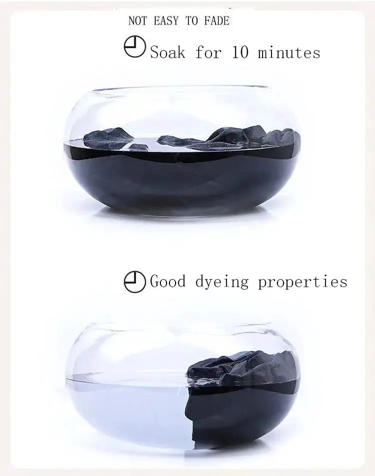 Simples Market fashion women's nylon tights 80D; dyeing test in black solution showing good dyeing properties.