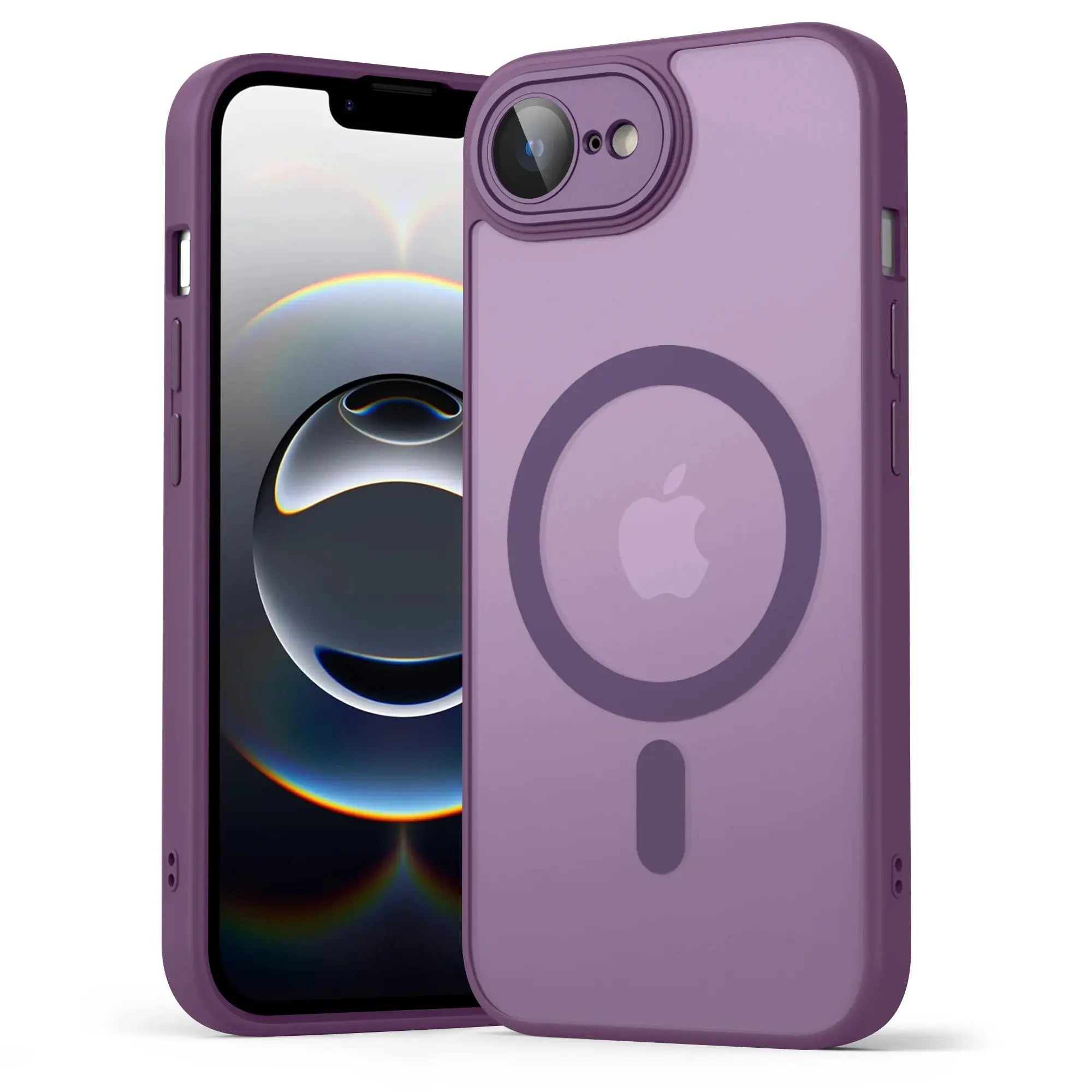 LuxShield Luxury Matte Magnetic Translucent Case For iPhone 16e And 17e Shockproof MagSafe Wireless Charging Cover