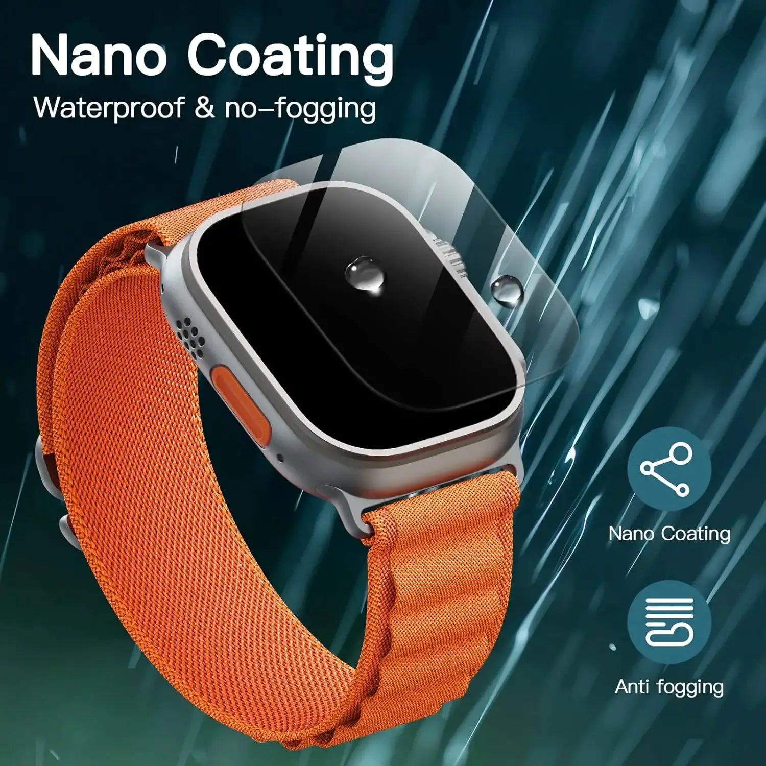 Tempered Glass For Apple Watch Ultra 1/2/3 49mm With Alignment Tool Screen Protector For iWatch Ultra 1 2 3 49mm Accessories