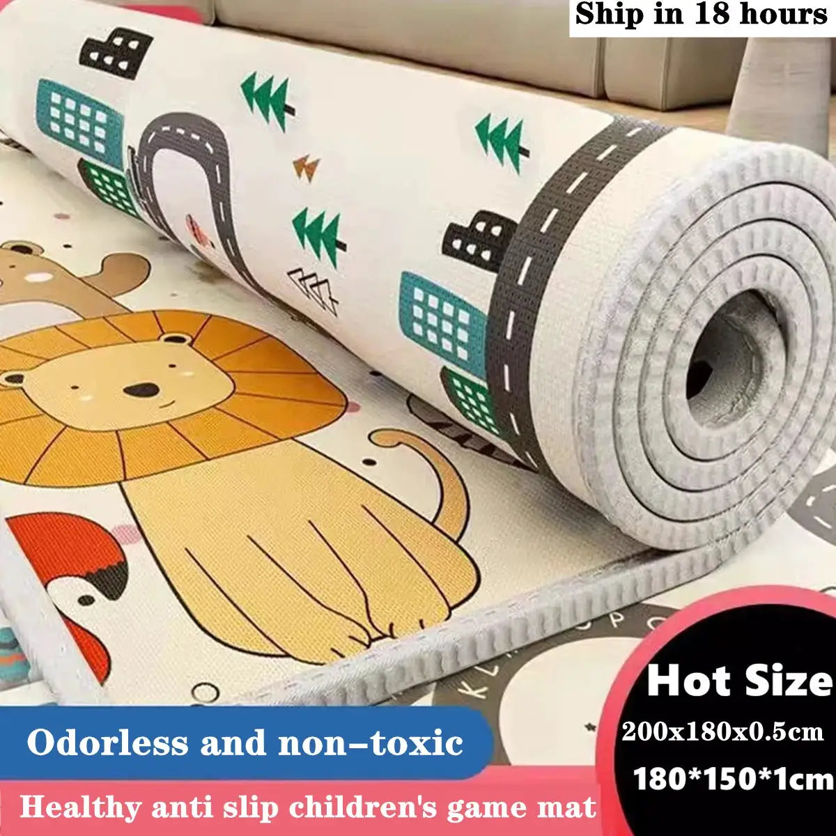 5 Sizes Baby Crawling Play Mat NonToxic EPE HighQuality Activity Gym Carpet For Safe Learning