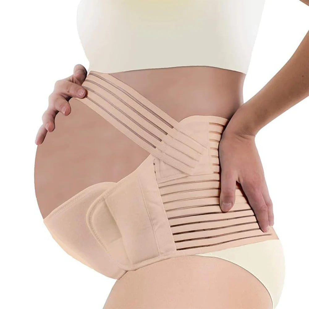 MomEase Maternity Belly Band Support For Pregnancy Adjustable Abdominal And Back Comfort