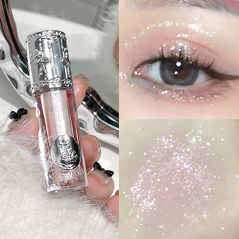 Balletism Liquid Eyeshadow Long Lasting Fine Shimmer Waterproof Glitter Finish For Everyday Wear