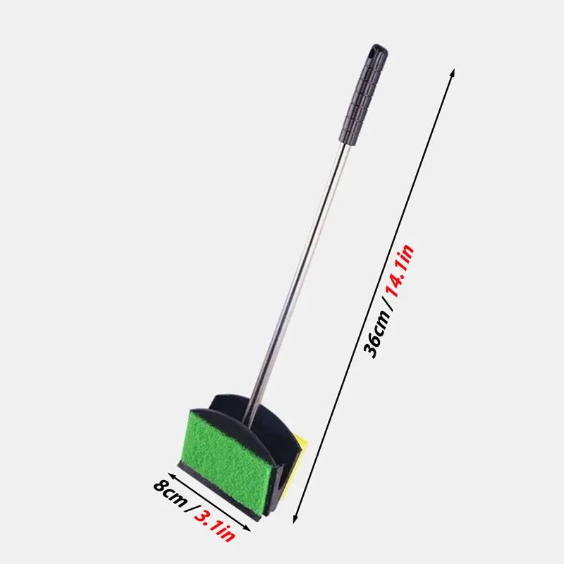 Aquarium Glass Cleaning Brushes And Algae Scraper Set For Fish Tank Stainless Steel Floating Cleaner And Sponge Tools