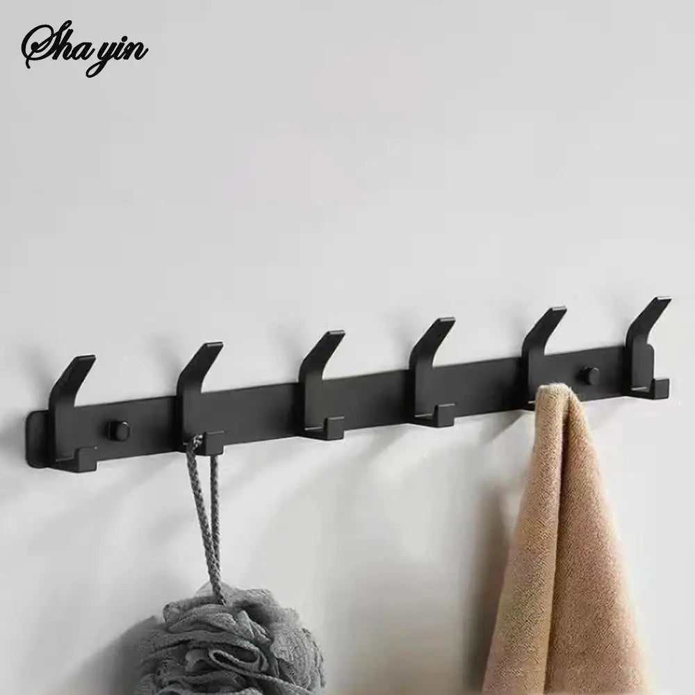 Easy Installation Door Hook Coat Rack Strong Metal For Clothes Hats And Bags Space Saving Design For Bedroom