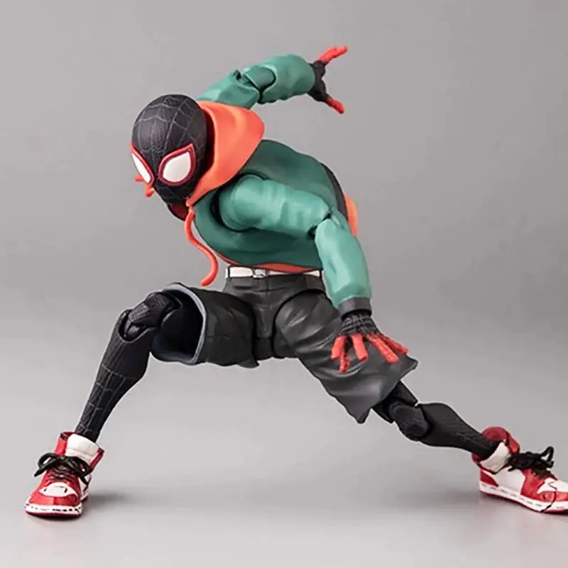 Sv Action Spiderman Miles Morales Action Figure From Into The Spider Verse Marvel Collectible Toy