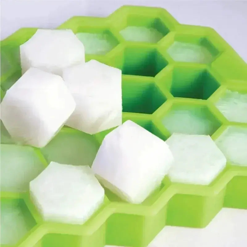 37 Cavity Silicone Ice Cube Mold Reusable BPA Free With Lids DIY Popsicle Mold Ice Tray For Ice Cubes