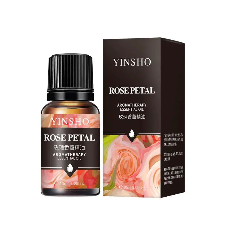 17 Flavors 10ml Essential Oils Set For Aroma Diffuser And Humidifier Lavender Rose Eucalyptus White Peach Oolong