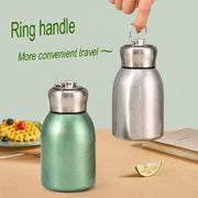 New High Value Mini Chubby Big Belly Cup 304 Stainless Steel Vacuum Thermos Cup With Portable Carrying Ring For Women