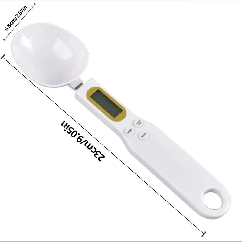 LCD Digital Measurement Adjustable Weighing Spoon Kitchen Scale Electronic Measuring Spoon For Coffee Powder And Baking