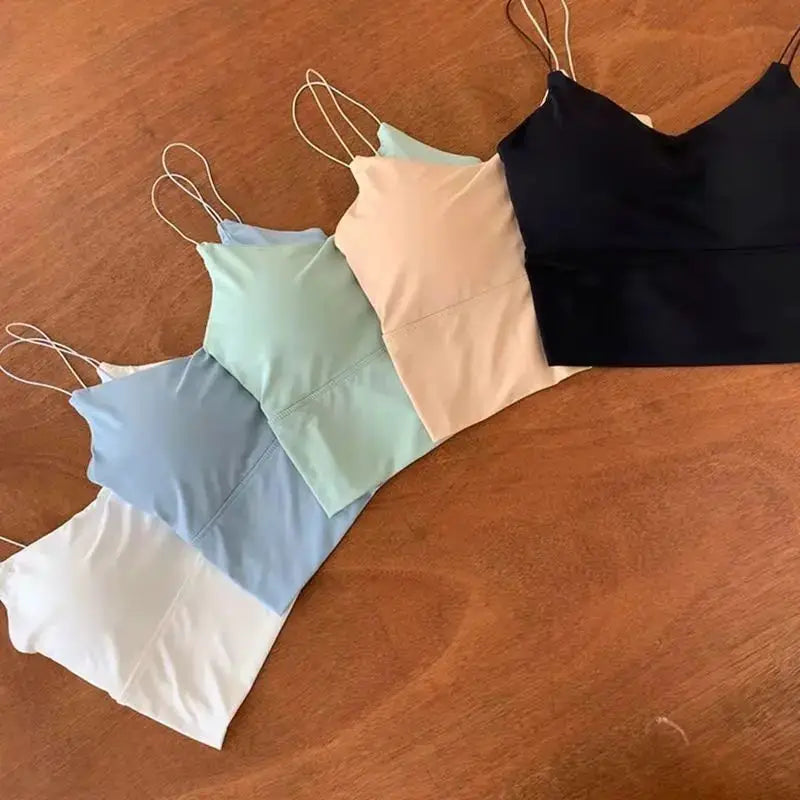 LuxeSilk Ice Silk Tube Top Bralette Seamless Wireless Padded Bra For All Day Comfort