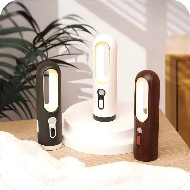 AiQUE LED Motion Sensor Night Light Portable 2 in 1 Flashlight and Soft Night Light for Bedroom Bathroom Camping