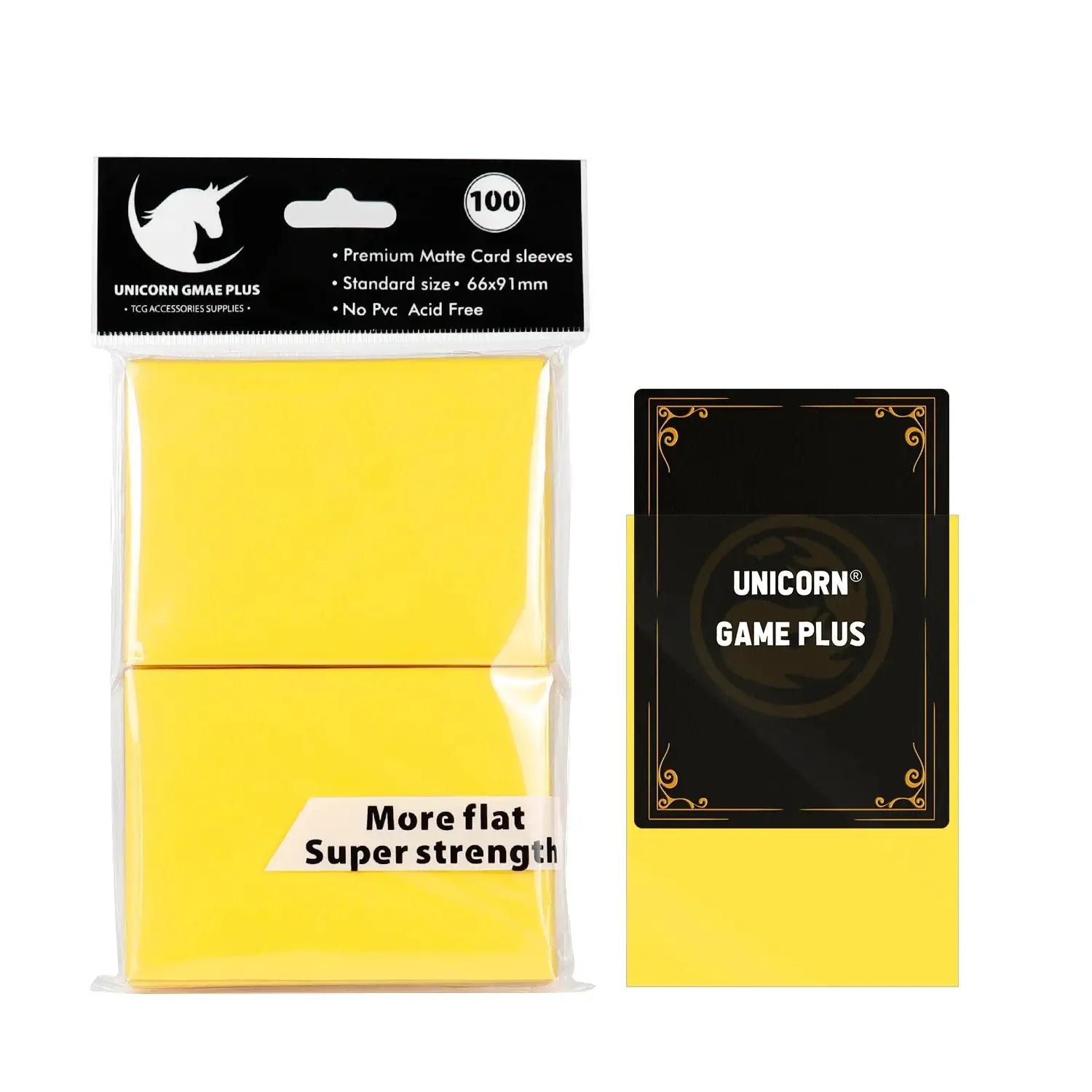 100 Pcs Matte 66x91mm Standard Size Card Sleeves For TCG Trading Cards Board Games Tarot Shield