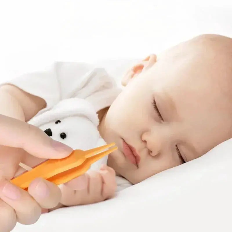 Baby Plastic Nose Cleaner Tweezers Safety Tool For Toddlers Nasal Cavity Care Supplies Baby Essentials