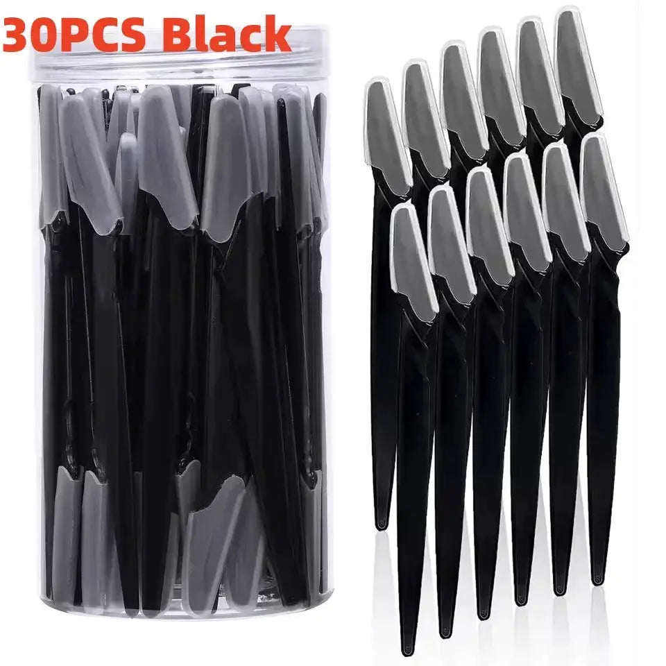 Manual Eyebrow Trimmer For Women Safe Eyebrow Razor Beauty Tool For Face Shaping And Hair Removal