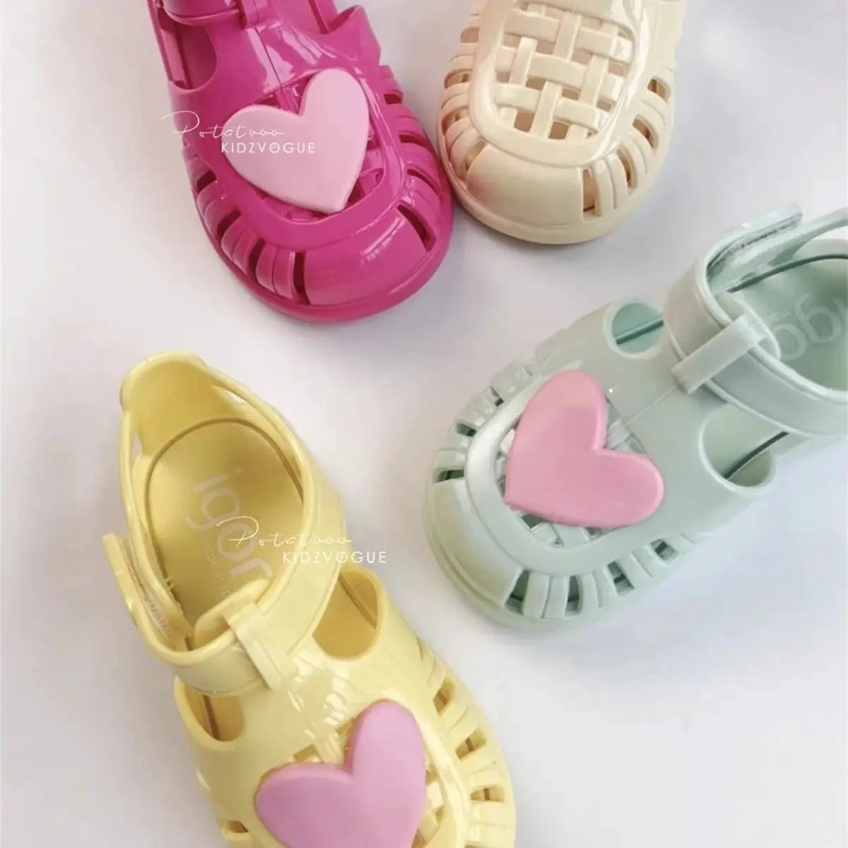 Classic Design Summer Roman Sandals For Kids Boys And Girls Breathable Casual Beach Footwear Solid Color