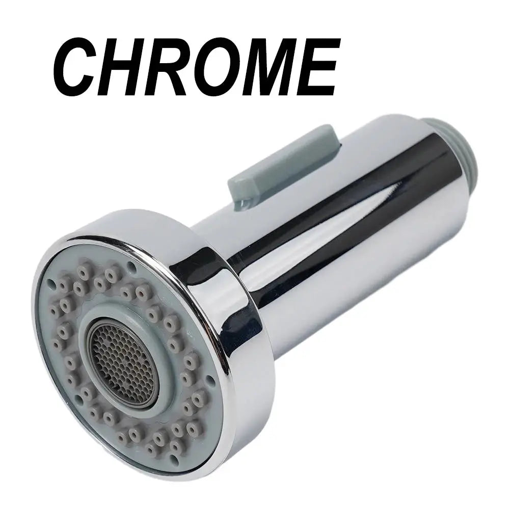 Faucet spray head replacement, chrome ABS finish, Simples Market pull-down sprayer nozzle for kitchen sinks