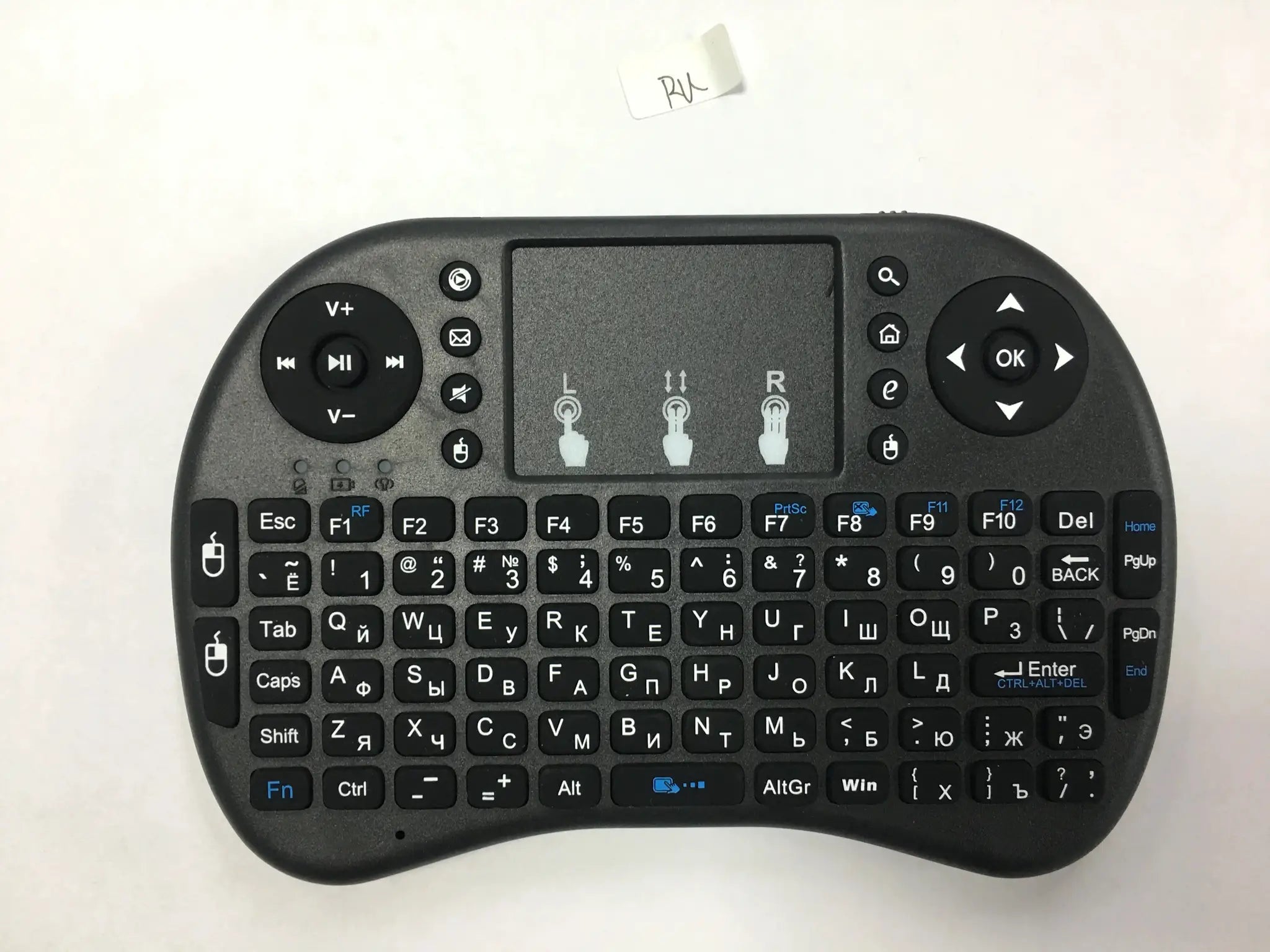 Backlit Mini Wireless Keyboard With Touchpad N RGB For PC TV Box Multi Language Spanish French Azerty Russian Portuguese