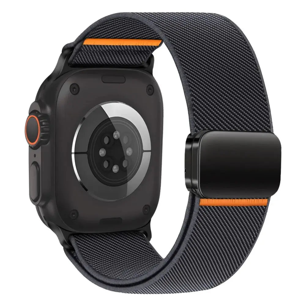 Magnetic Nylon Loop For Apple Watch ultra 3 2 bands 49mm 44mm 46mm 45mm 42mm correa Bracelet iWatch Series 11 10 9 8 7 SE Strap