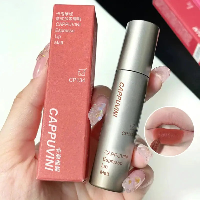 Single Velvet Matte Mist Lip Gloss Waterproof Liquid Lipstick Smudge Proof Not Fade Cup Lip Glaze