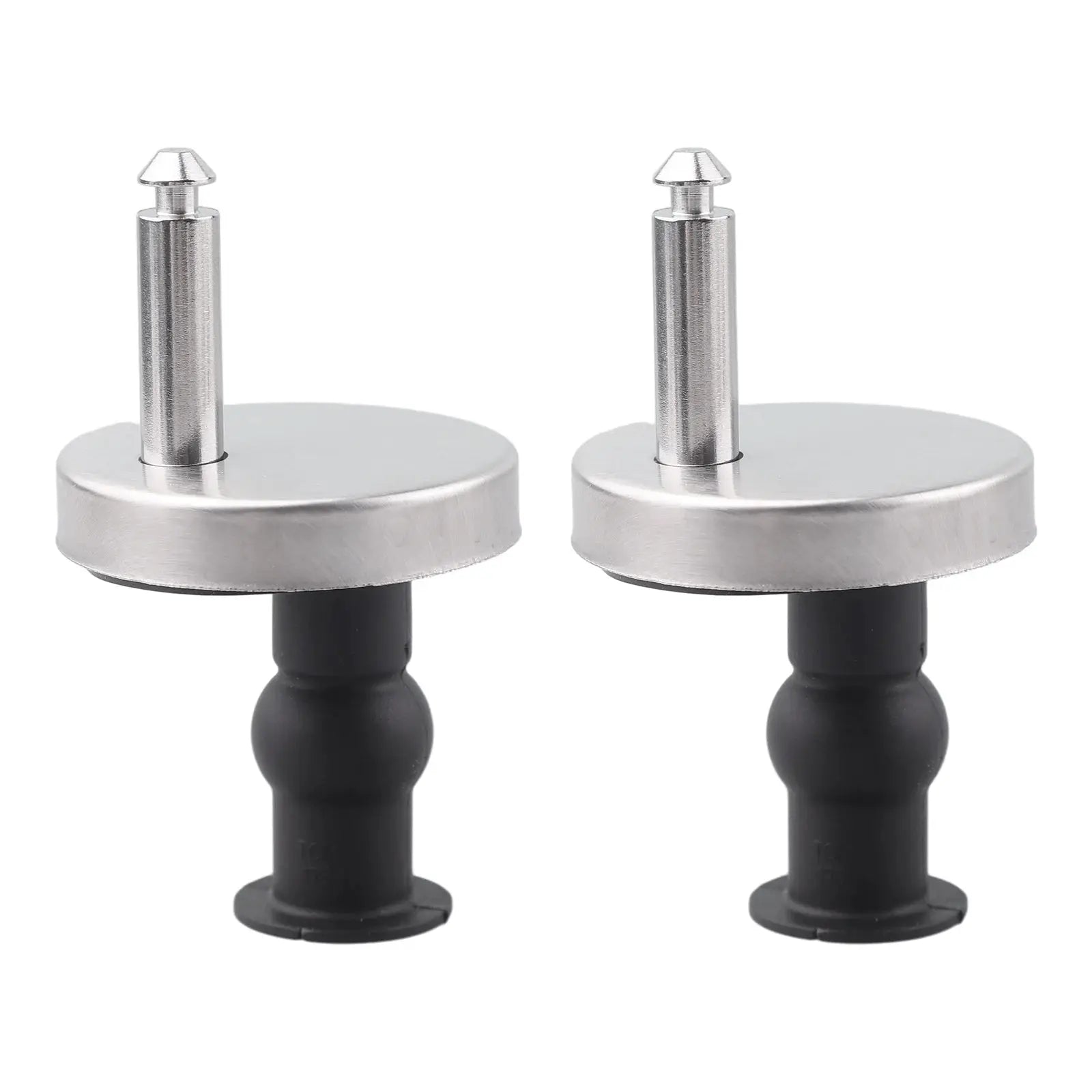 2x Toilet Seat Hinges Soft Close Quick Release Heavy Duty Stainless Steel Hinge Pair For Toilet Accessories Vibratit
