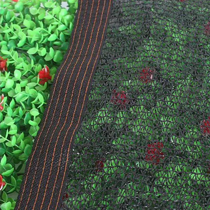 6x6m black shade cloth with grommets for garden and greenhouse, anti-UV sunshade mesh