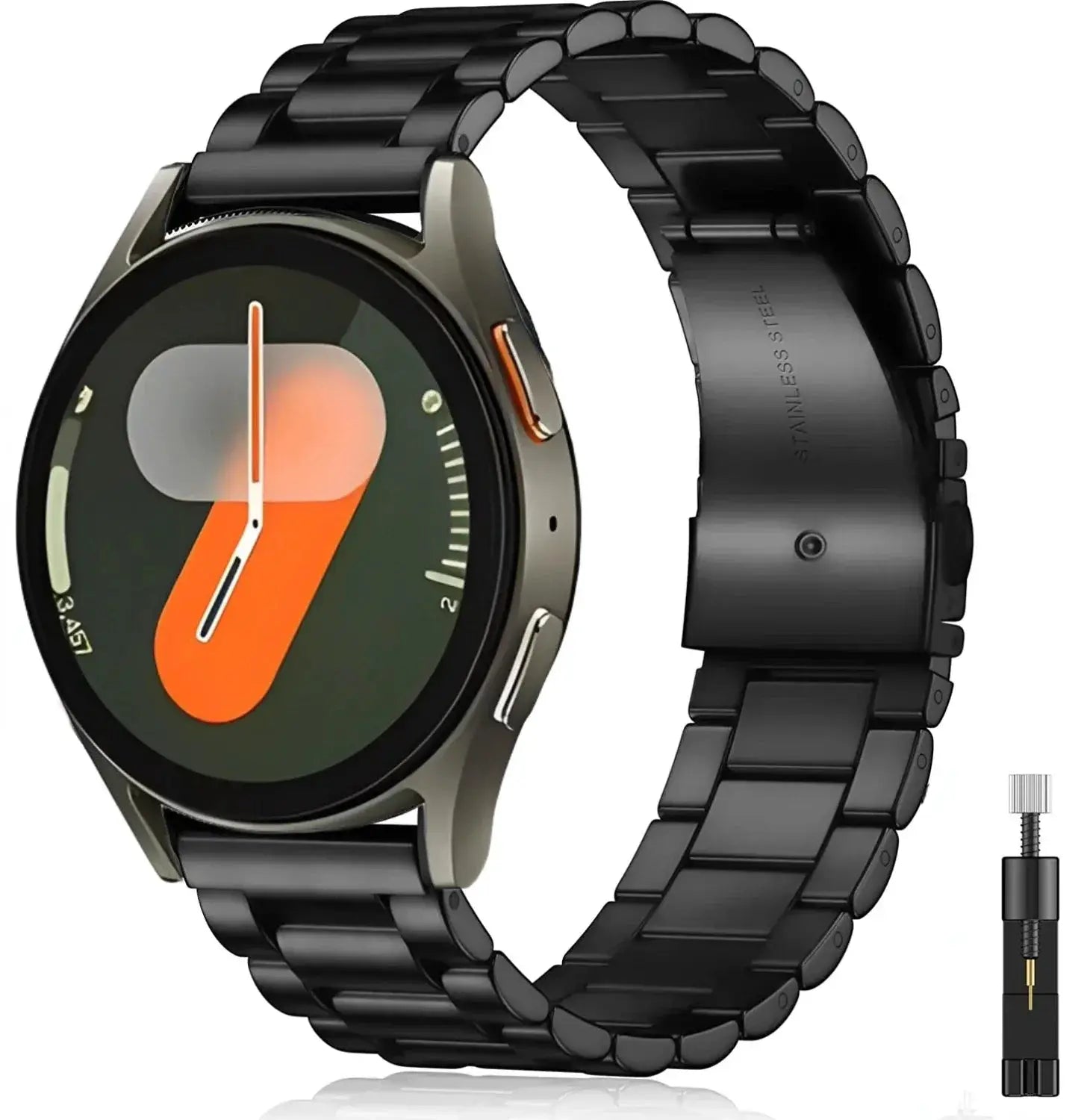 20mm Stainless Steel Metal Strap For Samsung Galaxy Watch 7 6 5 4 44mm 40mm Durable Bracelet Galaxy Watch 5 Pro 45mm/6 4 Classic