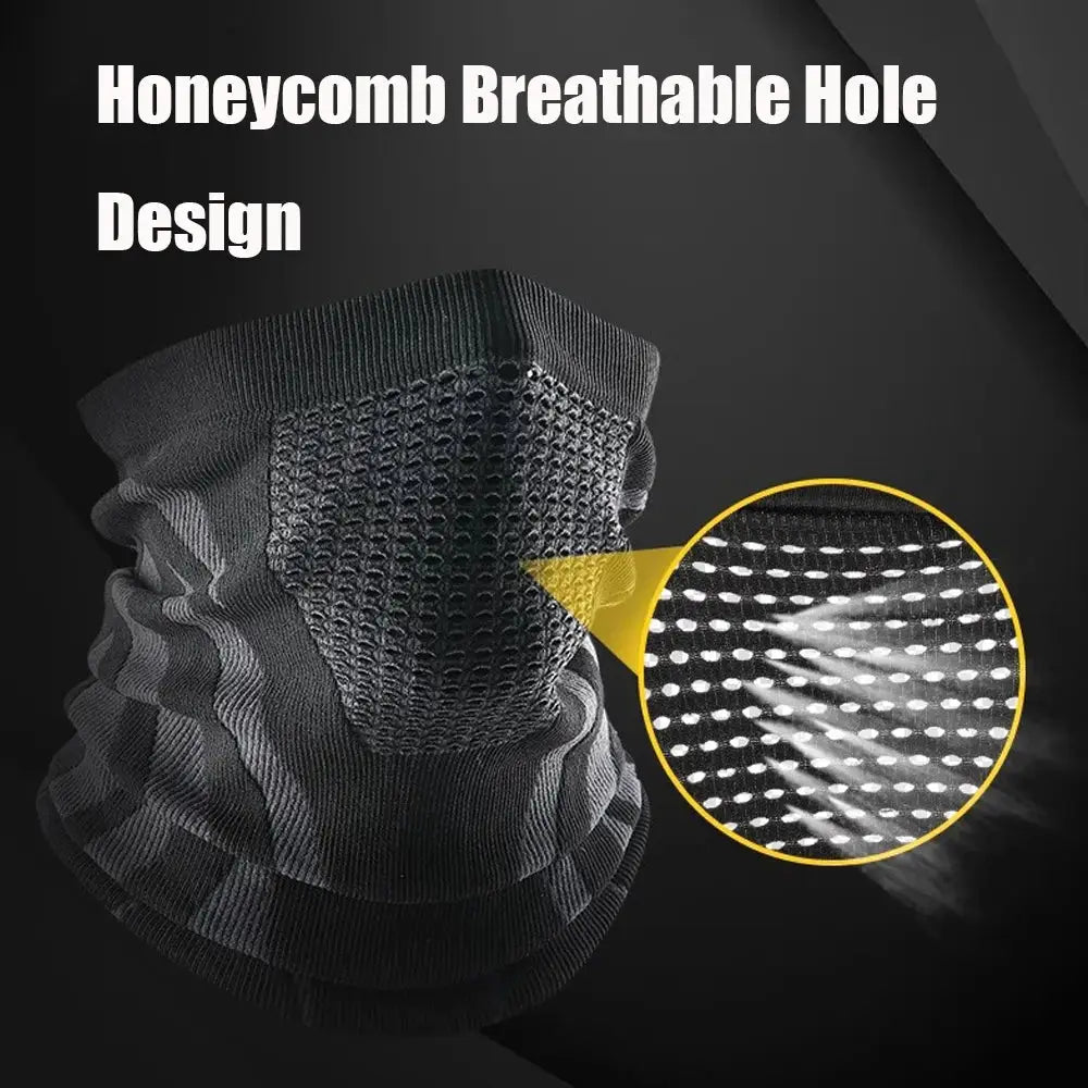 Winter Warm Skiing Mask Neck Gaiter Unisex Elastic Breathable Cycling Running Motorcycle Mask For Outdoor Sports